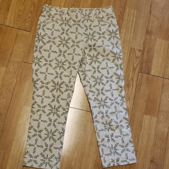 ANTHRO Cartonnier Charlie trouser fern print 6 - Picture 1 of 4